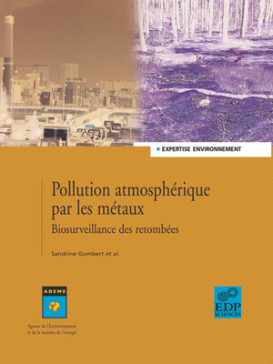 cover image of Pollution atmosphérique par les métaux